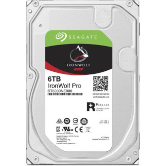 Накопитель HDD SATA 6.0TB Seagate IronWolf Pro NAS 7200rpm 256MB (ST6000NE000)