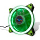 Вентилятор Frime Iris LED Fan Double Ring Green (FLF-HB120GDR)