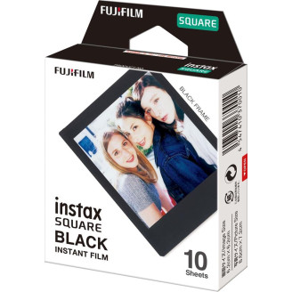Фотопленка FujiFilm Square Film Black Frame Instax Glossy, 86х72мм, 10шт (16576532)