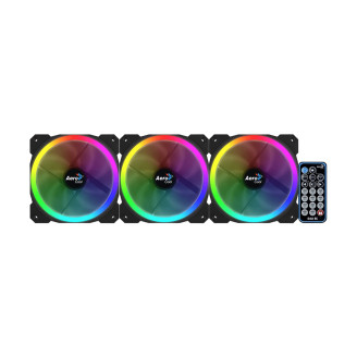 Вентилятор Aerocool Rev RGB LED 3х120мм, 3-pin