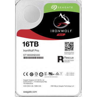 Накопитель HDD SATA 16.0TB Seagate IronWolf Pro NAS 7200rpm 256MB (ST16000NE000)