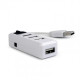 Концентратор USB2.0 Gembird UHB-U2P4-21 White 4хUSB2.0
