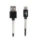 Кабель Cablexpert (CCPB-C-USB-03BK) USB 2.0 A - USB Type-C, премиум, плоский, 1м, черный