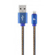 Кабель Cablexpert USB - Lightning, премиум, 1 м, синий (CC-USB2J-AMLM-1M-BL)