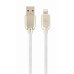 Кабель Cablexpert (CC-USB2R-AMLM-2M-W) USB 2.0 - Lightning, премиум, 2м, белый