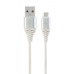 Кабель Cablexpert USB - micro USB (M/M), 2.1 А, премиум, 2 м, белый (CC-USB2B-AMmBM-2M-BW2)