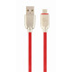 Кабель Cablexpert USB - micro USB V 2.0 (M/M), премиум, 2 м, красный (CC-USB2R-AMmBM-2M-R)