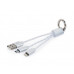 Кабель Cablexpert (CC-USB2-AM8PmB-01-MX) USB 2.0 - Lightning/MicroUSB, 0.1м