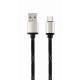 Кабель Cablexpert USB - USB Type-C V 2.0 (M/M), 2.5 м, Black (CCP-USB2-AMCM-2.5M)