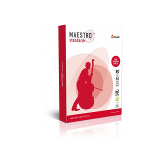 Бумага Maestro офисная Standart+, Mondi, 80г/м2, А4, класс В+, 500л