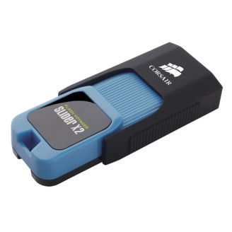 Флеш-накопитель USB3.0 512GB Corsair Flash Voyager Slider X2 Capless Design R350/W270MB/s Blue (CMFSL3X2A-512GB)