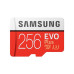 Карта памяти MicroSDXC 256GB UHS-I Class 10 Samsung Evo Plus R100/W90MB/s + SD-адаптер (MB-MC256GA/RU)