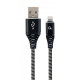 Кабель Cablexpert USB - Lightning (M/M), премиум, 1 м, черный (CC-USB2B-AMLM-1M-BW)
