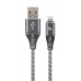 Кабель Cablexpert USB - Lightning (M/M), премиум, 2 м, серый (CC-USB2B-AMLM-2M-WB2)