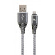Кабель Cablexpert USB - Lightning (M/M), премиум, 2 м, серый (CC-USB2B-AMLM-2M-WB2)