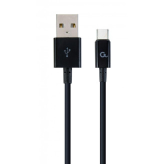 Кабель Cablexpert (CC-USB2P-AMCM-1M) USB 2.0 A - USB Type-C, премиум, 1м, черный