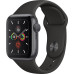 Умные часы Apple Watch Series 5 GPS 44mm Space Gray Aluminum Case with Black Sport Band (MWVF2_)