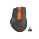 Мышь беспроводная A4Tech FG30 Black/Orange USB