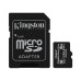 Карта памяти MicroSDHC  16GB UHS-I Class 10 Kingston Canvas Select Plus R100MB/s + SD-адаптер (SDCS2/16GB)