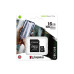 Карта памяти MicroSDHC  16GB UHS-I Class 10 Kingston Canvas Select Plus R100MB/s + SD-адаптер (SDCS2/16GB)