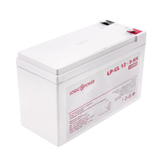 Аккумуляторная батарея LogicPower LP-GL 12V 9AH Silver (LP-GL 12 - 9 AH Silver) GEL