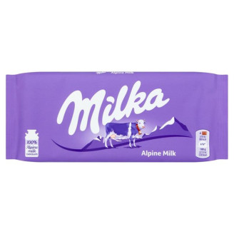 Шoколад молочный Mondelez Milka Alpine Milk, 100 г (Швейцария)