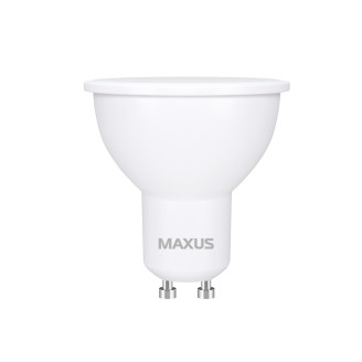 Лампа светодиодная Maxus GU10 7W 3000K MR16 220V (1-LED-721)