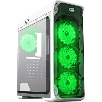 Корпус GameMax StarLight W-Green White без БП