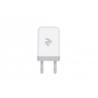 Сетевое зарядное устройство 2E (1USB 2.1A) White (2E-WC1USB2.1A-W)