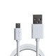 Кабель Grand-X USB-microUSB, 1.5м White (PM015WS)