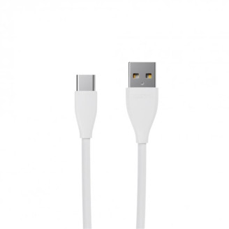 Кабель Maxxter USB-USB Type-C 1м белый премиум (UB-C-USB-01W)