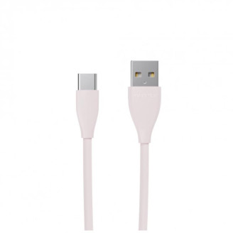 Кабель Maxxter USB-USB Type-C 1м розовый премиум (UB-C-USB-01GP)