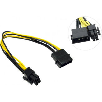 Переходник питания для видеокарт с molex на 6pin (Sapphire, 12)