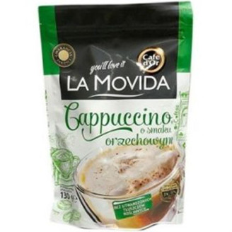Кофе растворимый Cafe dOr La Modiva Cappuccino o smaku Orechowym, 130 г (Польша)