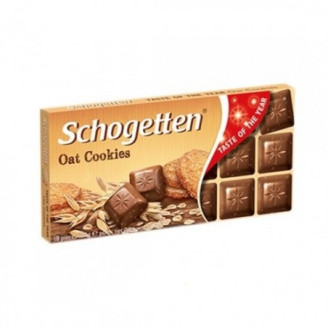 Шоколад молочный Schogetten Oat Cookies, 100 г (Германия)