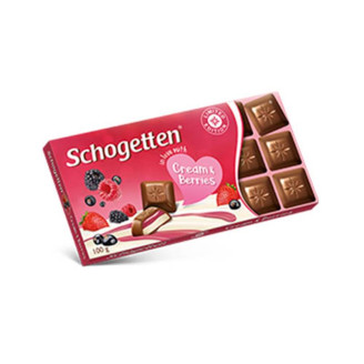 Шоколад молочный Schogetten Cream & Berries, 100 г (Германия)