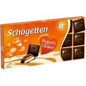 Шоколад Schogetten Peanut & salted Caramel, 100 г (Германия)