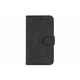 Чехол-книжка 2E Silk Touch для смартфонов 4.5-5 Smoky Black (2E-UNI-4.5-5-HDST-SBK)