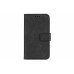Чехол-книжка 2E Silk Touch для смартфонов 4.5-5 Smoky Black (2E-UNI-4.5-5-HDST-SBK)