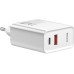 Сетевое зарядное устройство Baseus Speed PPS (2USB, 5A) QC3.0 30W White (522331) + кабель USB Type-C