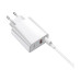 Сетевое зарядное устройство Baseus Speed PPS (2USB, 5A) QC3.0 30W White (522331) + кабель USB Type-C