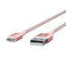 Кабель Belkin DuraTek Mixit USB2.0-MicroUSB, 1.2м Pink-Gold (F2CU051BT04-C00)