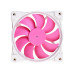 Вентилятор ID-Cooling ZF-12025-PINK ARGB (Single Pack), 120x120x25мм, 4-pin PWM, белый с розовым