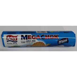 Печенье Arluy Megachok Mini con crema Sabor Nata, 160 г (Испания)