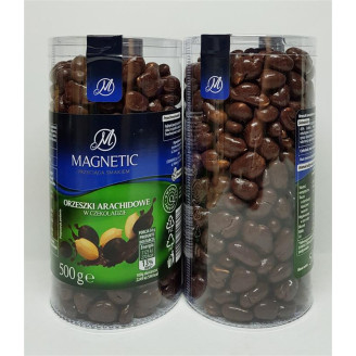Арахис в шоколаде Biedronka Magnetic Orzeszki Arachidowe w czekoladzie, 500 г (Польша)