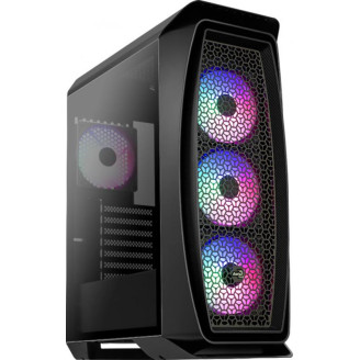 Корпус AeroCool Aero One Frost-G-BK-v1 (ACCM-PB17043.11) Black без БП