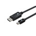 Кабель 2E mini DisplayPort - DisplayPort (M/M), 2 м, Black (2E-W1704)