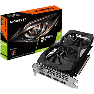 Видеокарта GF GTX 1650 4GB GDDR5 Windforce Gigabyte (GV-N1650WF2-4GD)