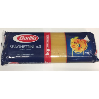 Спагетти Barilla Spaghettini №3, 1 кг (Италия)