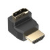 Адаптер Vention HDMI M - HDMI F угловой (H380HDFA)